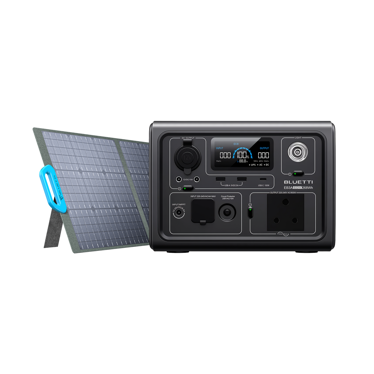 BLUETTI EB3A + PV200 Solar Generator Kit