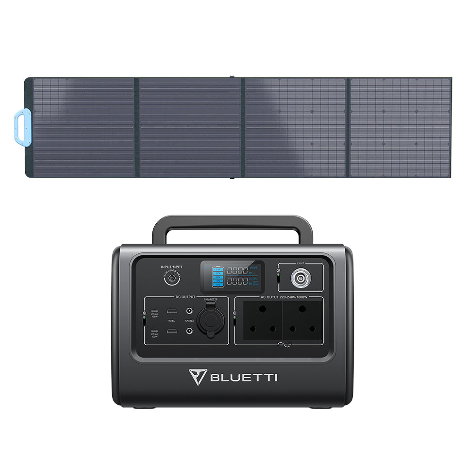 BLUETTI EB70 + PV200 Solar Generator Kit
