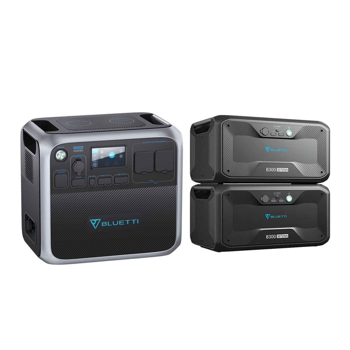 BLUETTI AC200P + B300 Portable Power Station