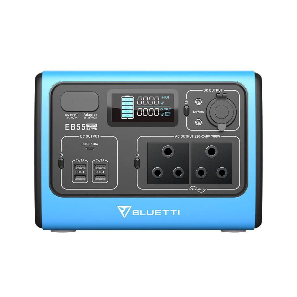 BLUETTI EB55 + PV120 Solar Generator Kit