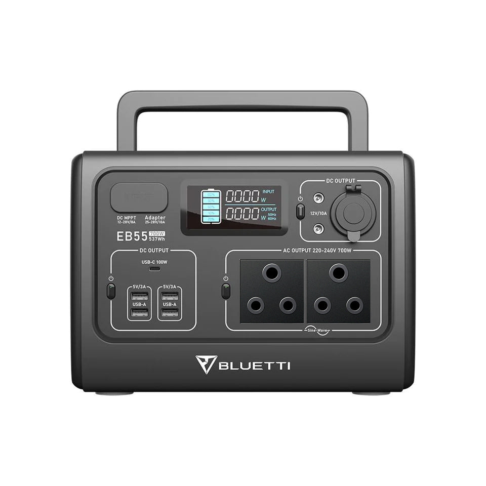 BLUETTI EB55 + PV120 Solar Generator Kit