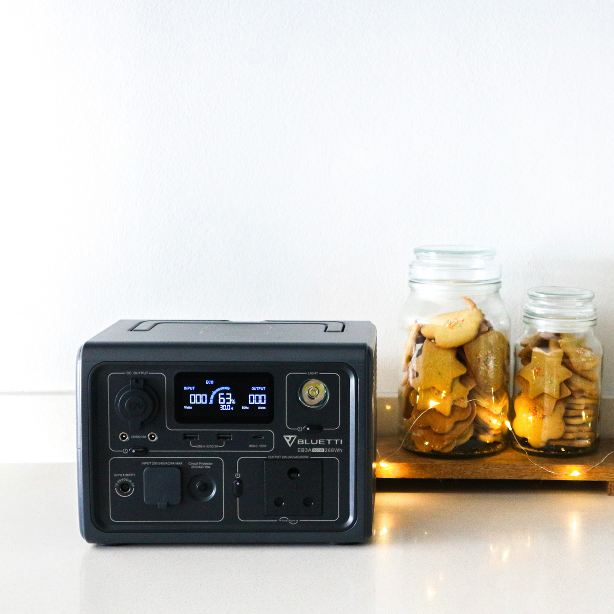 BLUETTI EB3A Portable Power Station | 600W 268Wh