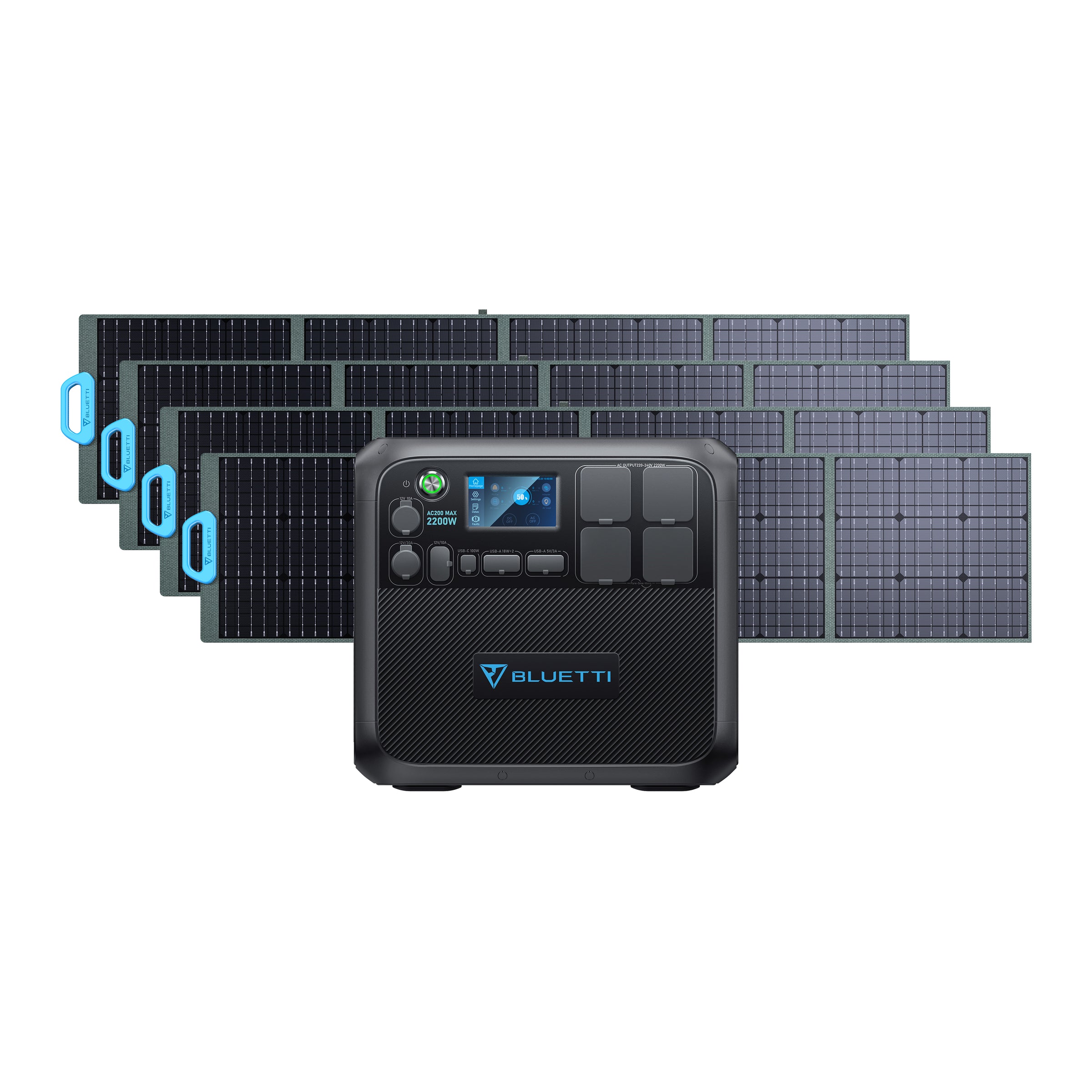 BLUETTI AC200MAX + PV200 Solar Generator Kit