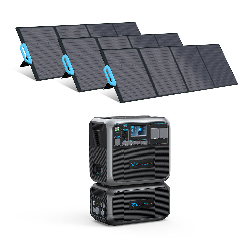 BLUETTI AC200P + B230 + PV200 Solar Generator Kit