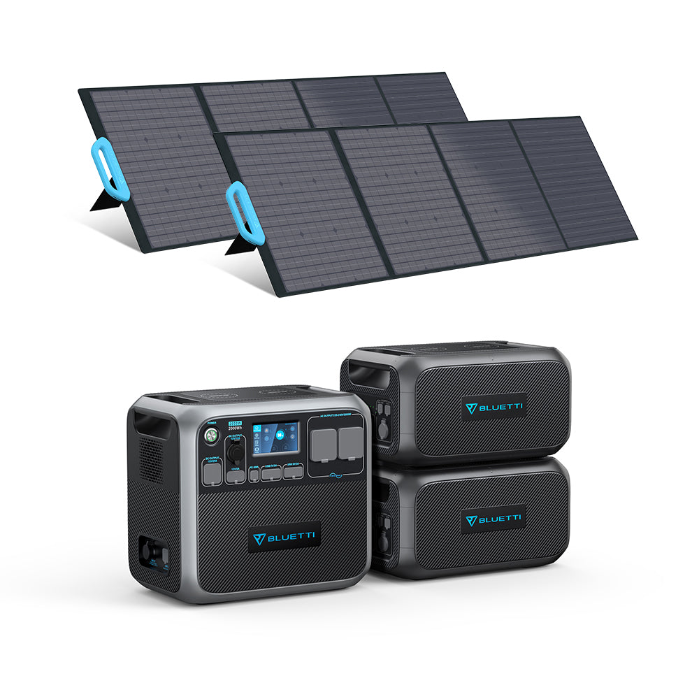 BLUETTI AC200P + B230 + PV200 Solar Generator Kit