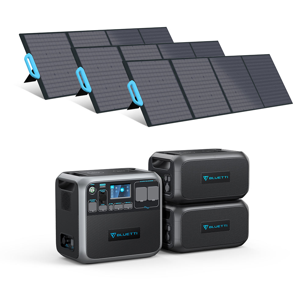 BLUETTI AC200P + B230 + PV200 Solar Generator Kit