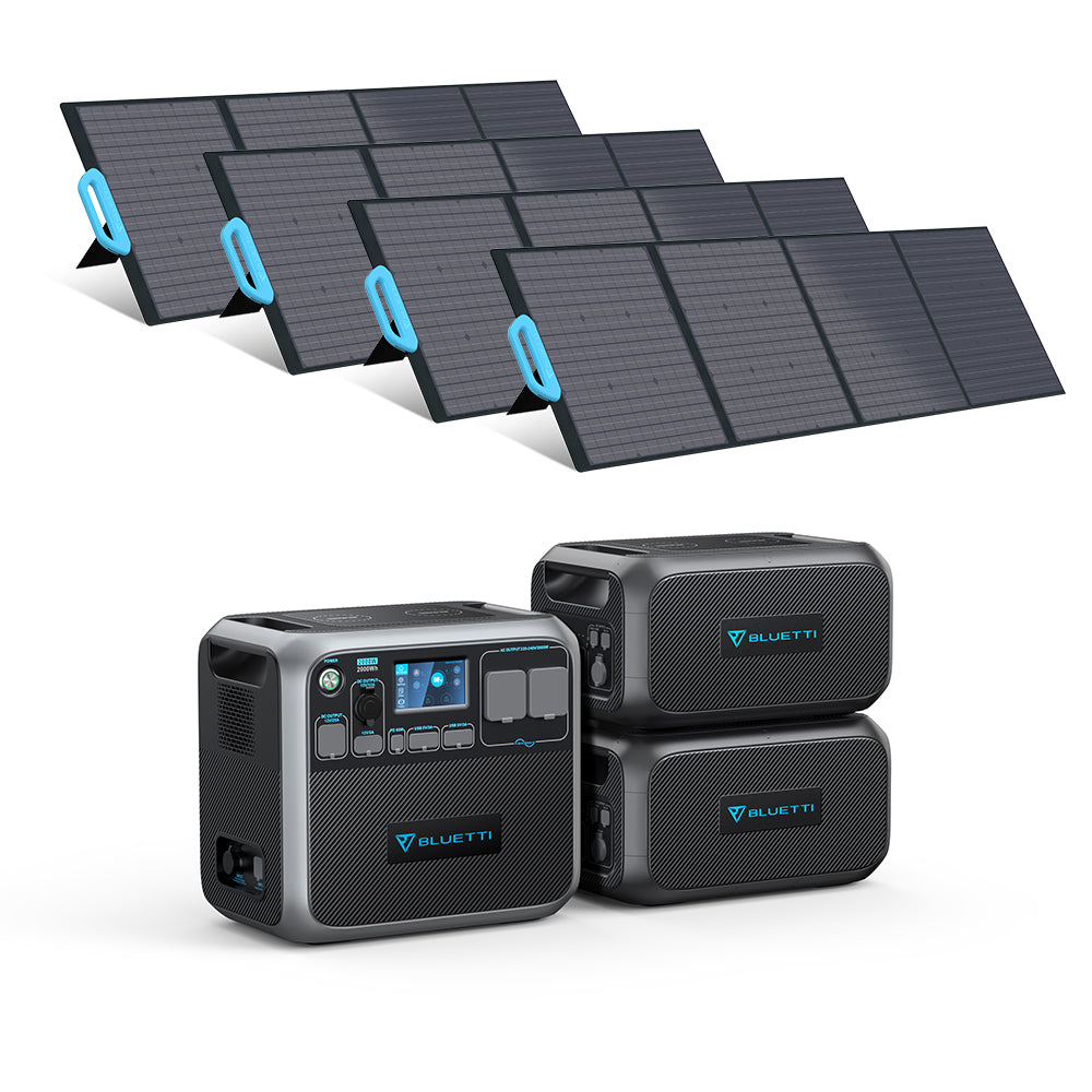 BLUETTI AC200P + B230 + PV200 Solar Generator Kit