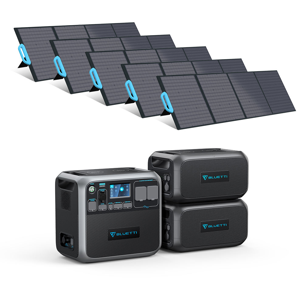 BLUETTI AC200P + B230 + PV200 Solar Generator Kit