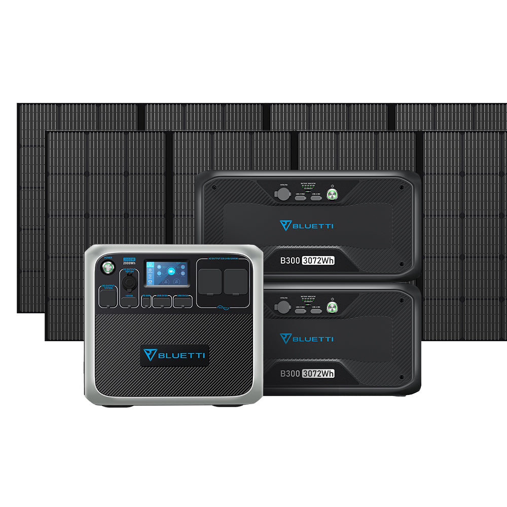 BLUETTI AC200P + B300 + PV350 Solar Generator Kit