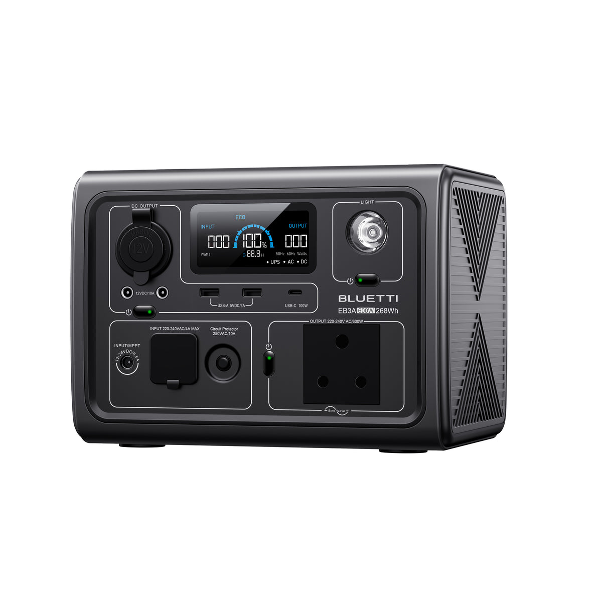 BLUETTI EB3A Portable Power Station | 600W 268Wh