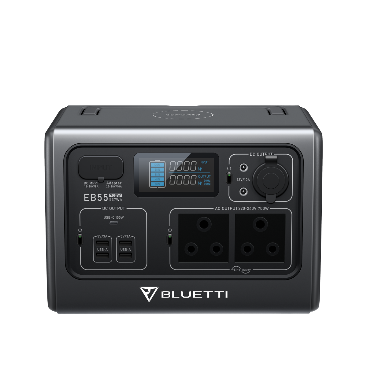BLUETTI EB55 Portable Power Station | 700W 537Wh